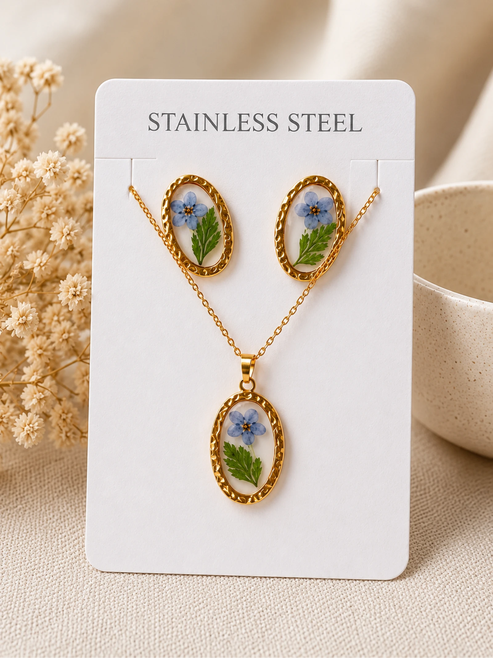 ✨ Turkish Vintage Stainless Steel Jewelry Set 🌟 – photo 5